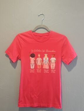 October We Remember Pink Graphic Tee